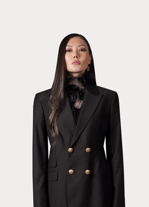 Kona Pointed Double Breasted Blazer