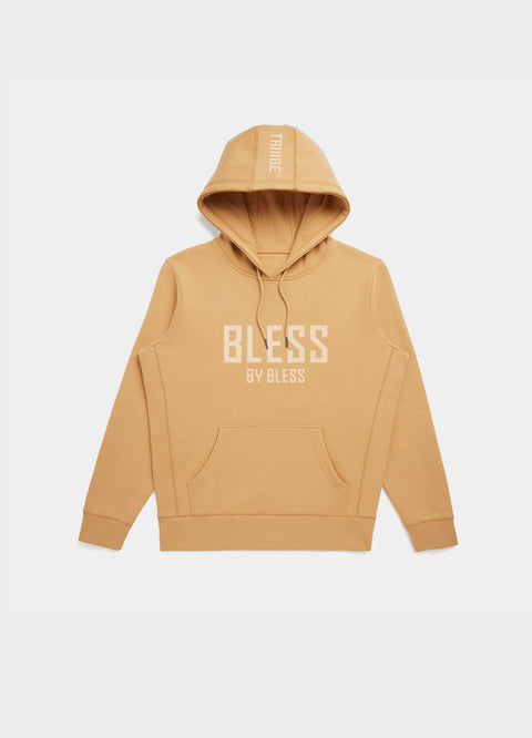 Bless By Bless Logo Hoodie - Camel