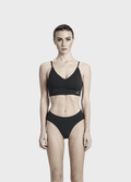 Women's Ribbed Bralette and Panty Set